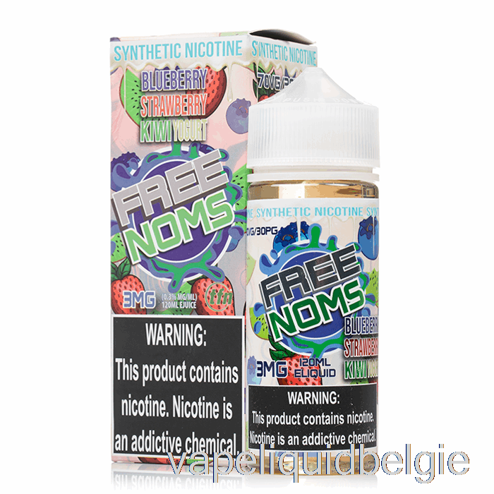 Vape Vloeibare Bosbes Aardbei Kiwi Yoghurt - Nomenon - 120ml 3mg